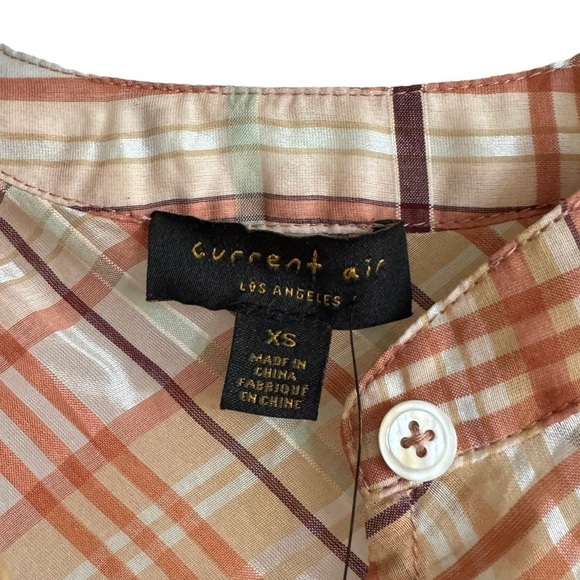 NWT Anthropologie Current Air Polly Ruffled Peasant Blouse, Size XS - Picture 7 of 11